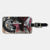 Luxueuze motorfiets bagagelabel (Voorkant horizontaal)