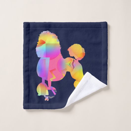 Luxueuze poedelhond bad handdoek (Wasdoekje)