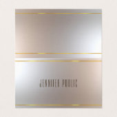 Luxueuze professionele Sjabloon Moderne Visitekaartje (Buitenkant ongevouwen)