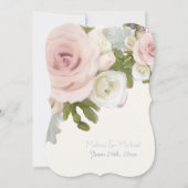 Luxueuze Romantische Roos voor het huwelijk van Fl Kaart (Voorkant)