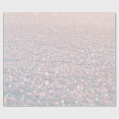 Luxueuze roze faux glitter abstract patroon cadeaupapier (Vlak)