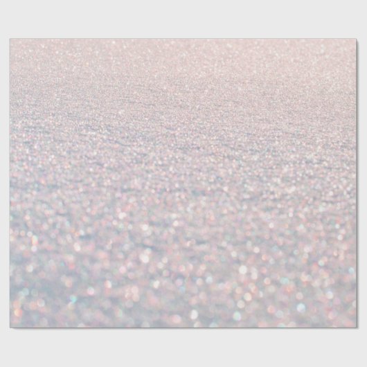 Luxueuze roze faux glitter abstract patroon cadeaupapier (Vlak)