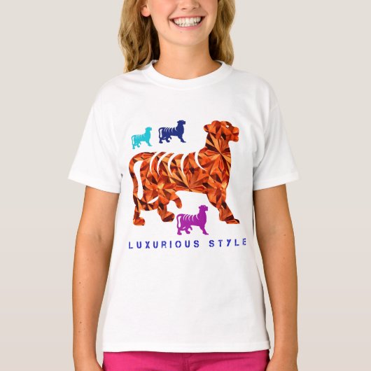 luxueuze stijl t-shirt (Voorkant)