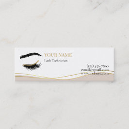 Luxueuze Wimpertechnicus Bedankkaart Klantenkaartje