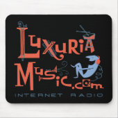 LuxuriaMusic Mousepad - Zwart Muismat (Voorkant)