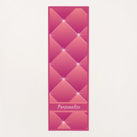 Luxurie Diamond Sparkle Zen Yoga Namaste Yogamat (Voorkant)