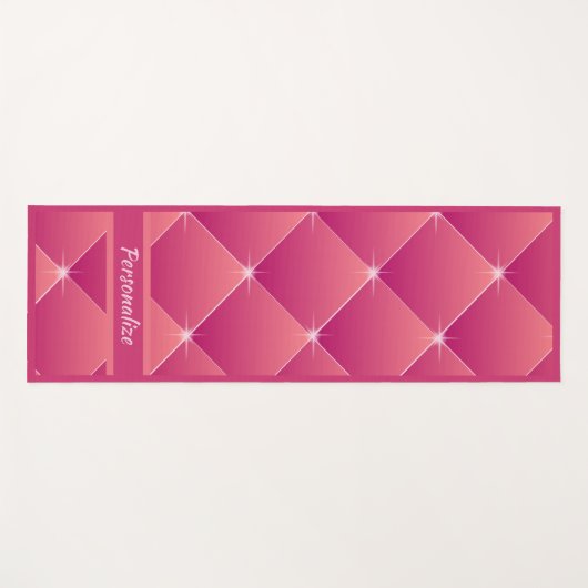 Luxurie Diamond Sparkle Zen Yoga Namaste Yogamat (Voorkant (horizontaal))