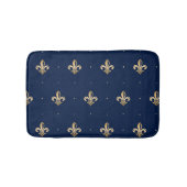 Luxurie Gold Fleur de Lis Pattern marine Badmat (Voorkant)