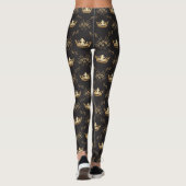 Luxurie Gold Queen Crown Leggings (Achterkant)