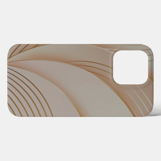 Luxurie Golden Case-Mate iPhone Case (Achterkant (horizontaal))