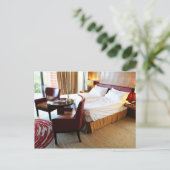 Luxurie Hotel Room Briefkaart (Staand voorkant)