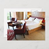 Luxurie Hotel Room Briefkaart (Voorkant / Achterkant)