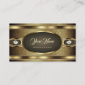 Luxurie Shimmery Diamonds met goudeffecten Visitekaartje (Voorkant)