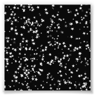 Luxurie Star Elegance Astronomie Foto Afdruk