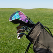 Luxurieus Bloom geschilderd Golfheadcover (Insitu)