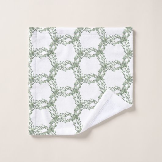 LUXURIEUZE BOTANISCHE SAGE GROENE HAMPTON TOWEL SE BAD HANDDOEK (Wasdoekje)