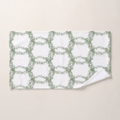 LUXURIEUZE BOTANISCHE SAGE GROENE HAMPTON TOWEL SE BAD HANDDOEK (Handdoek)