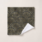 LUXURIEUZE BRONZE PATTERNEN TOWEL SET BAD HANDDOEK (Wasdoekje)