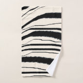 LUXURIEUZE EXOTISCHE ZEBRA DIERAFDRUKKING BAD HANDDOEK (Handdoek)