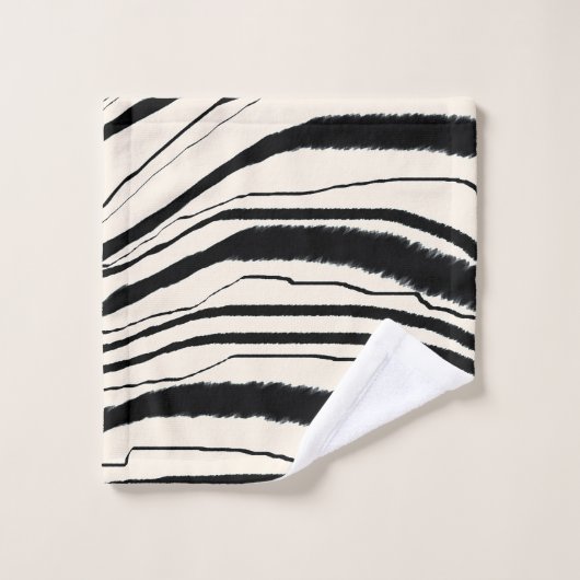 LUXURIEUZE EXOTISCHE ZEBRA DIERLIJKE AFDRUKBATH TO BAD HANDDOEK (Wasdoekje)