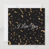 Luxurieuze Glitter Husband Wedding Jubileum Kaart (Achterkant)