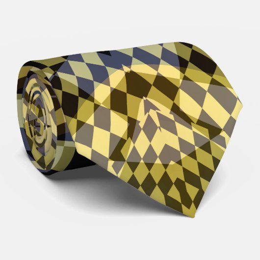 Luxurieuze Golden Glow-stropdas Stropdas (Opgerold)