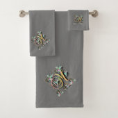 LUXURIEUZE MONOGRAM BAD HANDDOEK (Insitu)