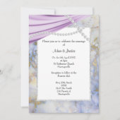 LUXURIEUZE PAARSE GESCHIKTE VREEDS KAART (Voorkant)