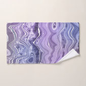 LUXURIEUZE PAARSE WITTE ZWEEKTOWEL SET BAD HANDDOEK (Handdoek)