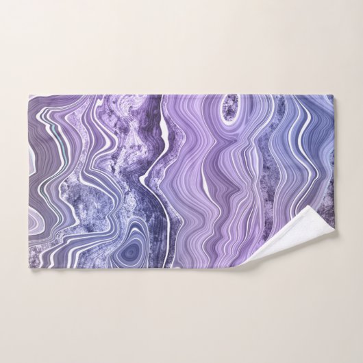 LUXURIEUZE PAARSE WITTE ZWEEKTOWEL SET BAD HANDDOEK (Handdoek)