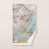 LUXURIEUZE PASTEL MARBLE BATHROOM TOWEL SET BAD HANDDOEK (Handdoek)