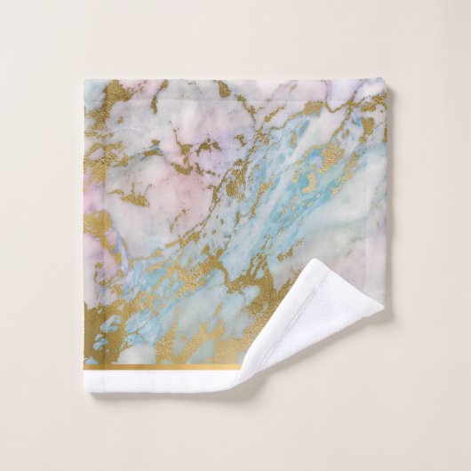 LUXURIEUZE PASTEL MARBLE BATHROOM TOWEL SET BAD HANDDOEK (Wasdoekje)