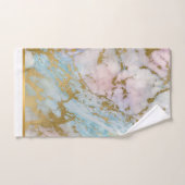 LUXURIEUZE PASTEL MARBLE BATHROOM TOWEL SET BAD HANDDOEK (Handdoek)