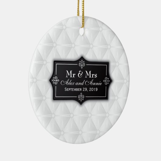 Luxurieuze persoonlijke bruiloft | Versiering Keramisch Ornament (Rechts)