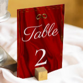 Luxurieuze Rode Zijderouding Kaart