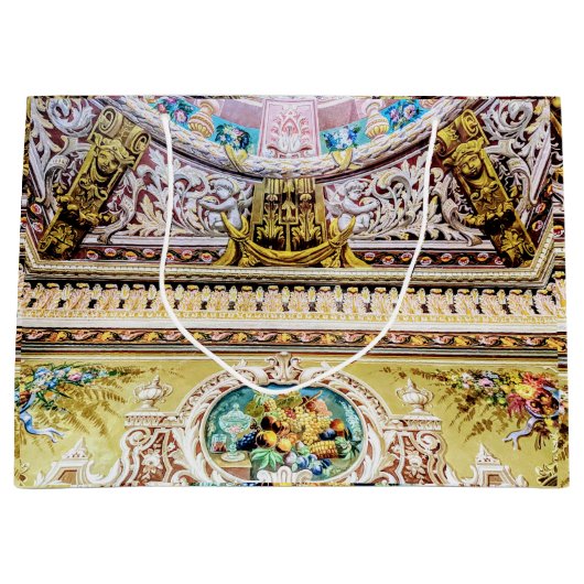 Luxurieuze roze goudgodin van oogst groot cadeauzakje (Voorkant)