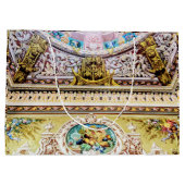 Luxurieuze roze goudgodin van oogst groot cadeauzakje (Achterkant)