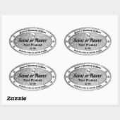 Luxurieuze Silver Glitter Stars Product Labels Log (Vel)