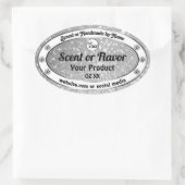 Luxurieuze Silver Glitter Stars Product Labels Log (Tas)