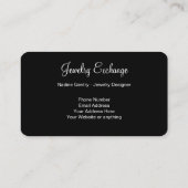Luxurievormig joodthema visitekaartje (Achterkant)