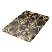Luxurious Art Deco Geometric Gold and Black Badmat (Gekanteld)