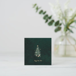 Luxurious, artistic design with a festive tree informatiekaartje