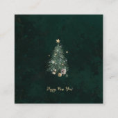 Luxurious, artistic design with a festive tree informatiekaartje (Voorkant)