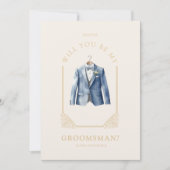 Luxurious Blue Suit Ornamental Dome Arch Effect (Voorkant)