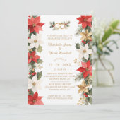 Luxurious Colorful Christmas Botanical & Floral Kaart (Staand voorkant)