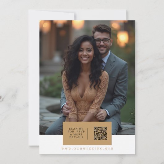 Luxurious Colorful Christmas Botanical & Floral Kaart (Achterkant)