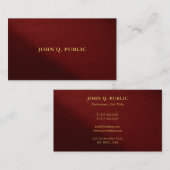 Luxurious Faux Gold Text Modern Elegant Template Visitekaartje (Voorkant / Achterkant)
