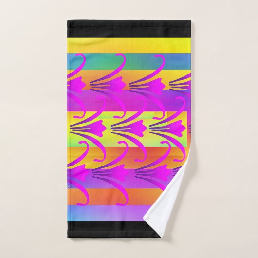 LUXURIOUS GEMENGD FLORA BAD HANDDOEK (Handdoek)
