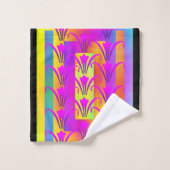 LUXURIOUS GEMENGD FLORA BAD HANDDOEK (Wasdoekje)