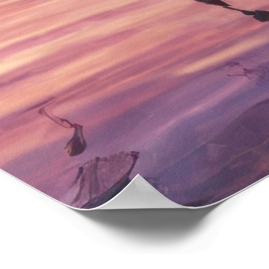 Luxurious Golden Hour Wall Art - Ocean View Infini Poster (Hoek)